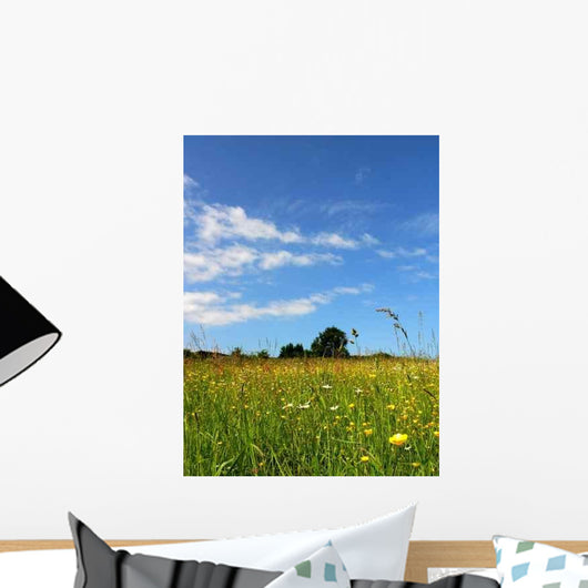 Flowers Fields 1 Wall Decal