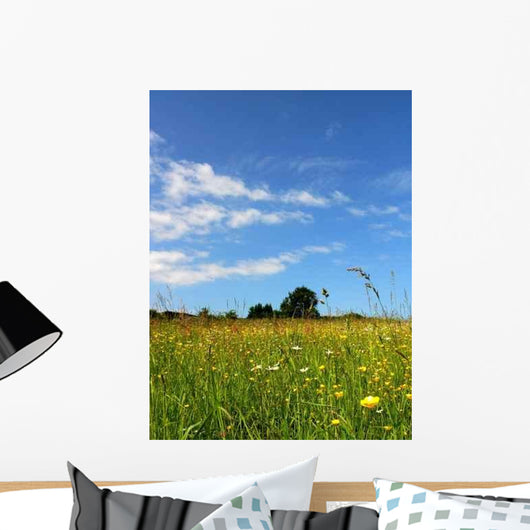 Flowers Fields 1 Wall Decal