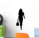 Silhouette Fashion Show Woman Wall Decal
