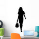 Silhouette Fashion Show Woman Wall Decal