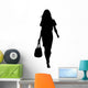 Silhouette Fashion Show Woman Wall Decal