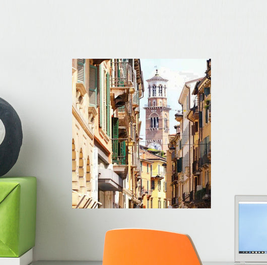 Lamberti Tower Verona City Wall Decal