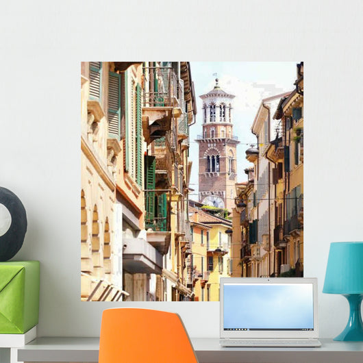 Lamberti Tower Verona City Wall Decal