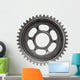 Gear White Wall Decal
