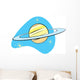 Retro Planet Saturn Wall Decal
