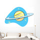 Retro Planet Saturn Wall Decal