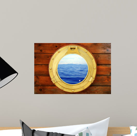Boat Closed Porthole with Wall Decal