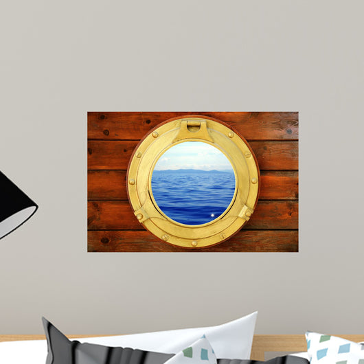 Boat Closed Porthole with Wall Decal