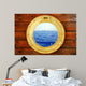 Boat Closed Porthole with Wall Decal