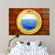 Boat Closed Porthole with Wall Decal
