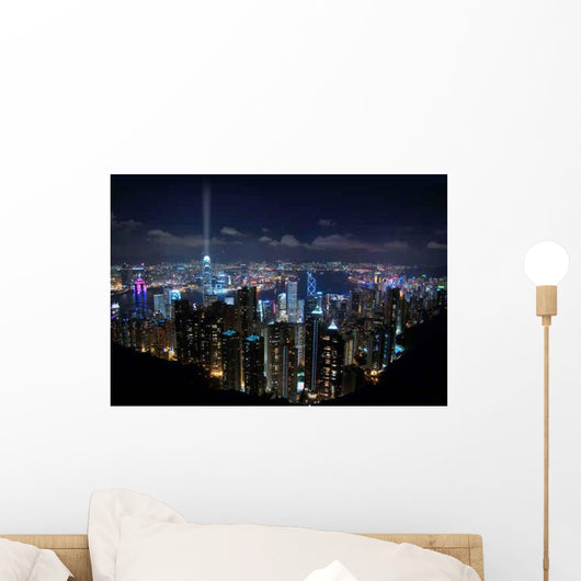 Hong Kong Night Wall Decal