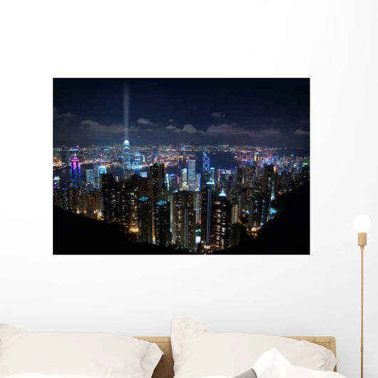 Hong Kong Night Wall Decal