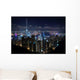 Hong Kong Night Wall Decal