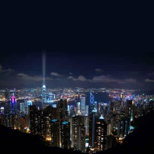 Hong Kong Night Wall Decal