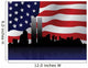 Patriotic Ny Skyline Wall Decal
