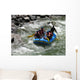 White Water Rafting Wall Decal
