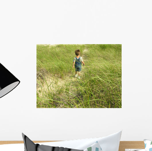 Small Child Playing Wall Decal