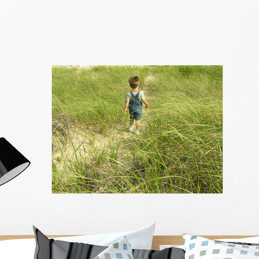 Small Child Playing Wall Decal