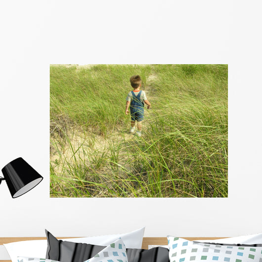 Small Child Playing Wall Decal