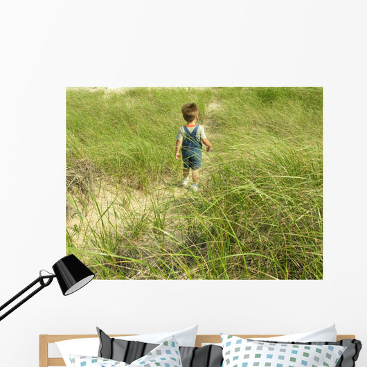 Small Child Playing Wall Decal