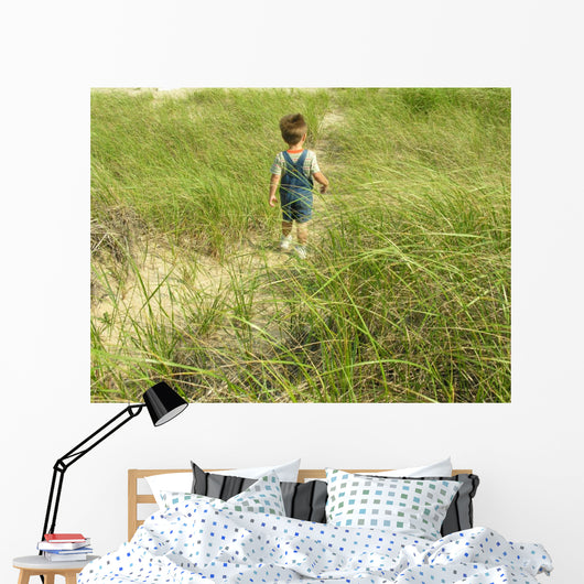Small Child Playing Wall Decal