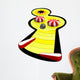 Pinball Machine White Wall Decal