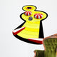 Pinball Machine White Wall Decal