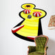 Pinball Machine White Wall Decal