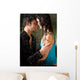 Young Amorous Couple Embracing Wall Decal