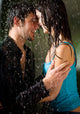 Young Amorous Couple Embracing Wall Decal
