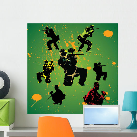 Paintball Wall Decal