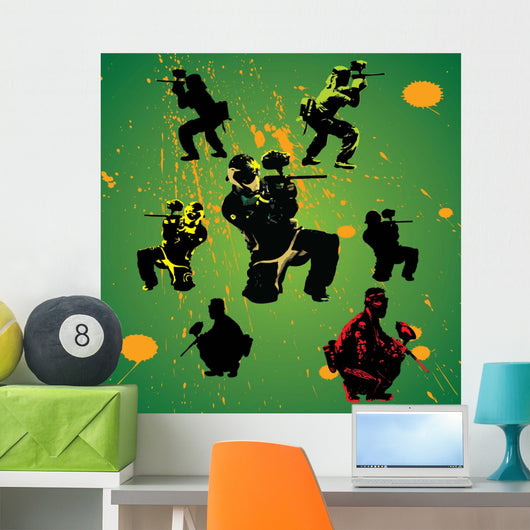 Paintball Wall Decal