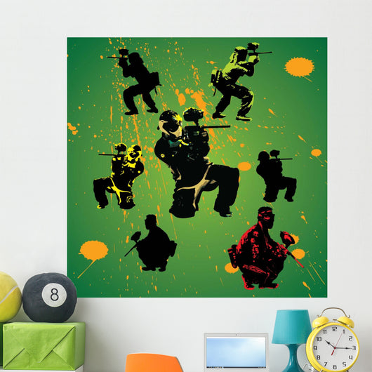 Paintball Wall Decal