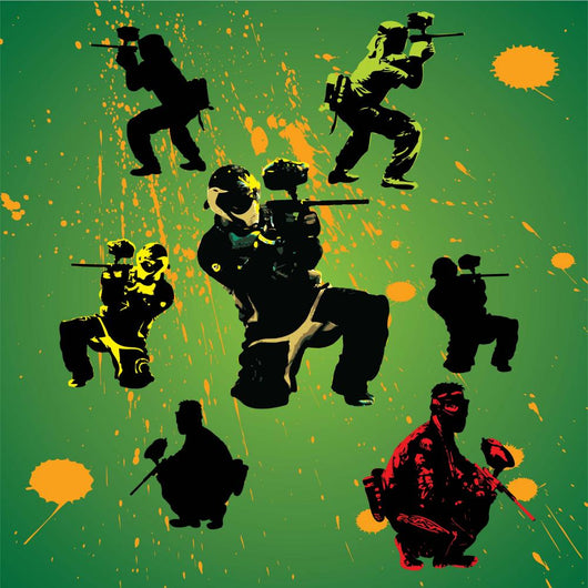 Paintball Wall Decal