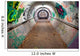 Long Pedestrian Tunnel Covered Wall Decal