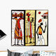 African Art Wall Decal