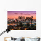 Beautiful Sunset Los Angeles Wall Decal