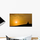 Meditation under Sunset Wall Decal