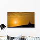 Meditation under Sunset Wall Decal