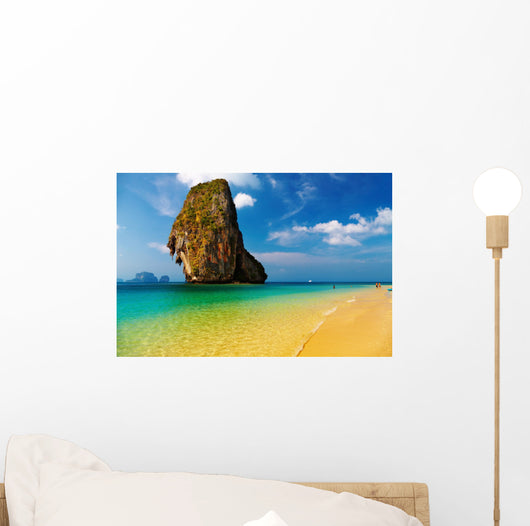Tropical Beach Wall Decal Design 4