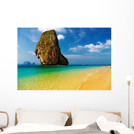 Tropical Beach Wall Decal Design 4