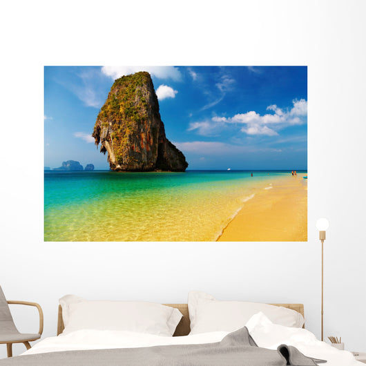 Tropical Beach Wall Decal Design 4