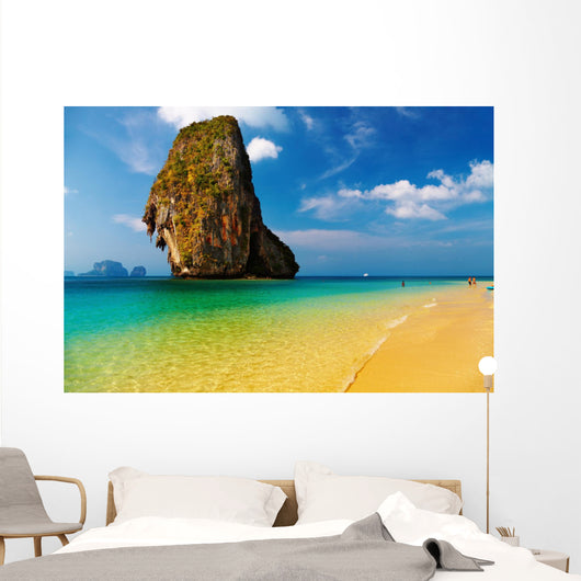 Tropical Beach Wall Decal Design 4
