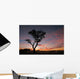 Acacia Tree Silhouette Wall Decal