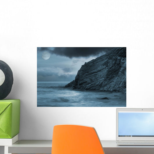Moonlit Ocean Wall Decal