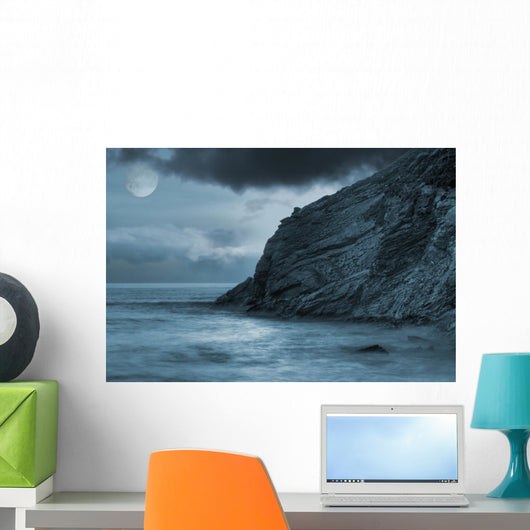 Moonlit Ocean Wall Decal