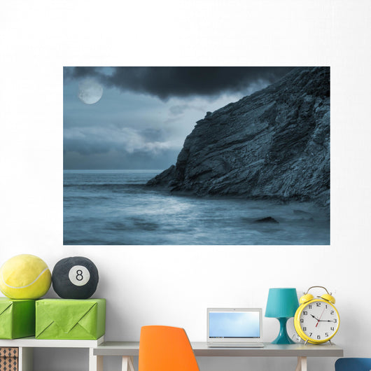 Moonlit Ocean Wall Decal