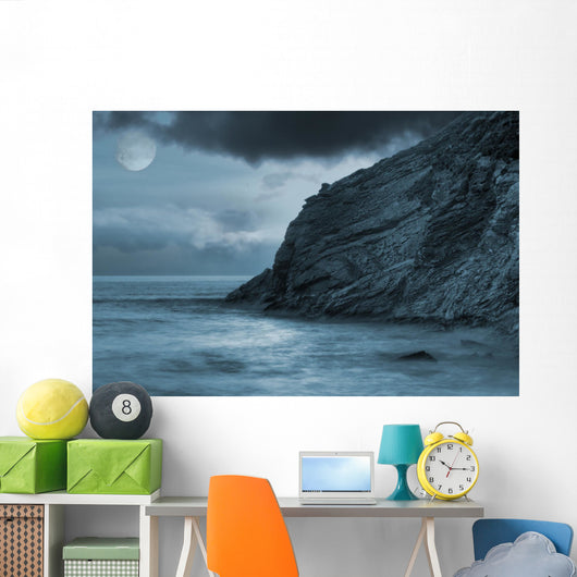 Moonlit Ocean Wall Decal
