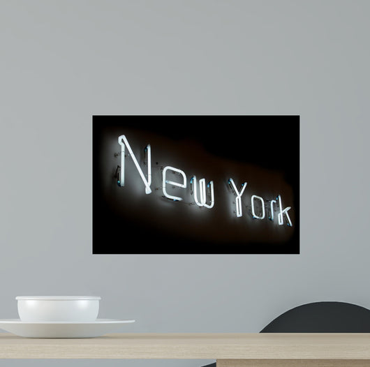 New York Neon Sign Wall Decal