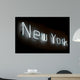 New York Neon Sign Wall Decal